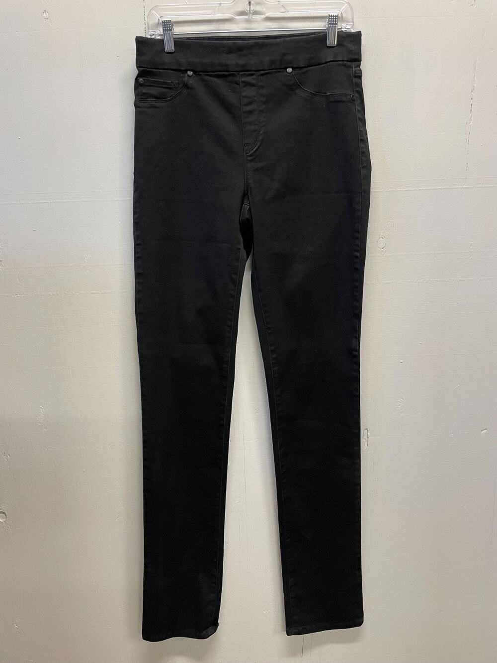 Tribal Women's Jeans Audrey Mid-Rise Straight Leg Size 10 TALL Inseam 35in Black